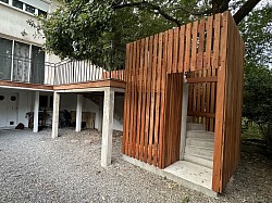 Terrasse et habillage extérieur